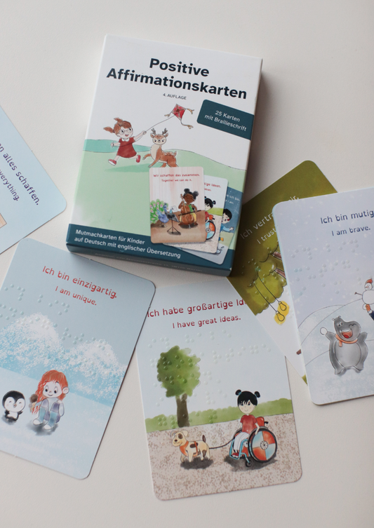 Affirmationskartenset für Kinder (DIN A7)