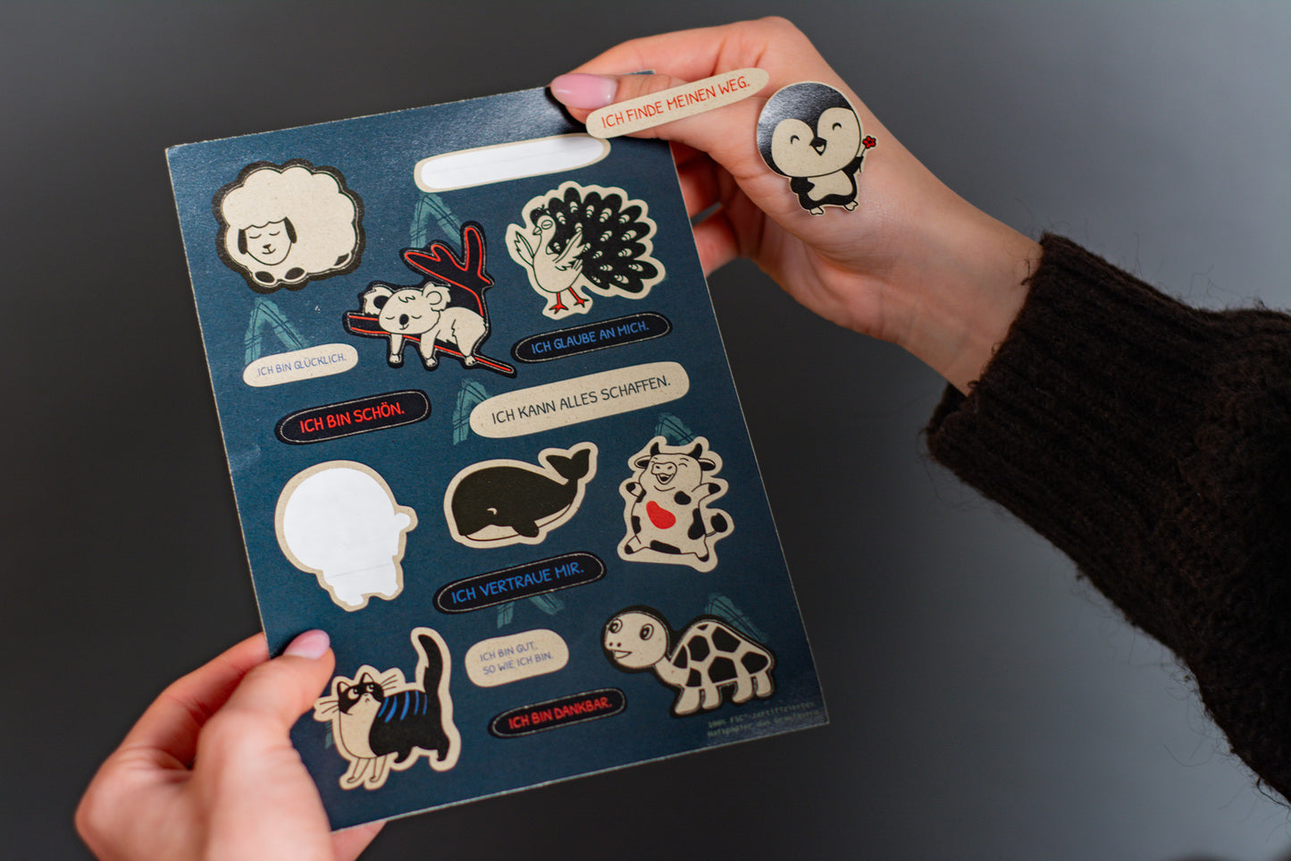 Stickerbogen Tiere