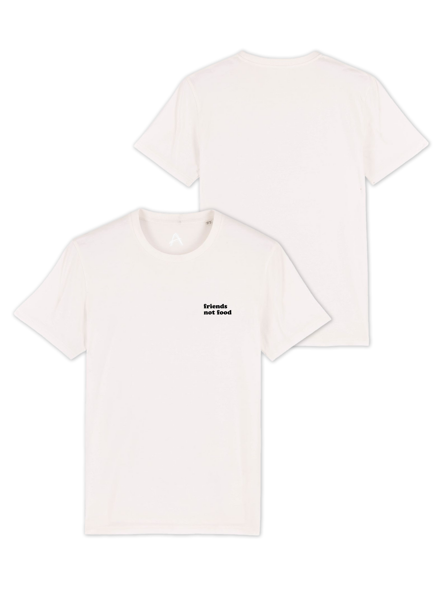 Shirt "friends not food" unisex