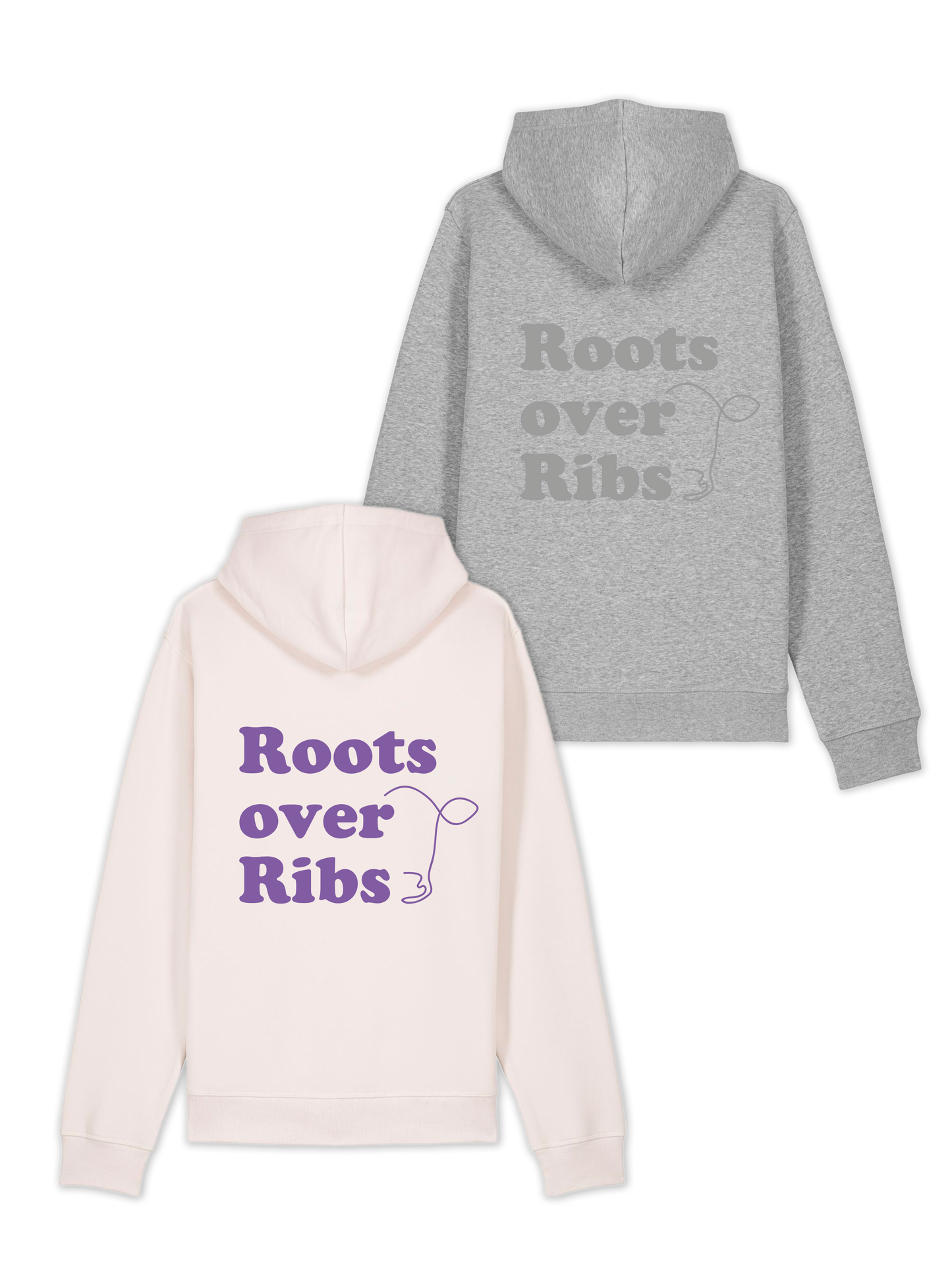 Hoodie "Roots over Ribs" unisex