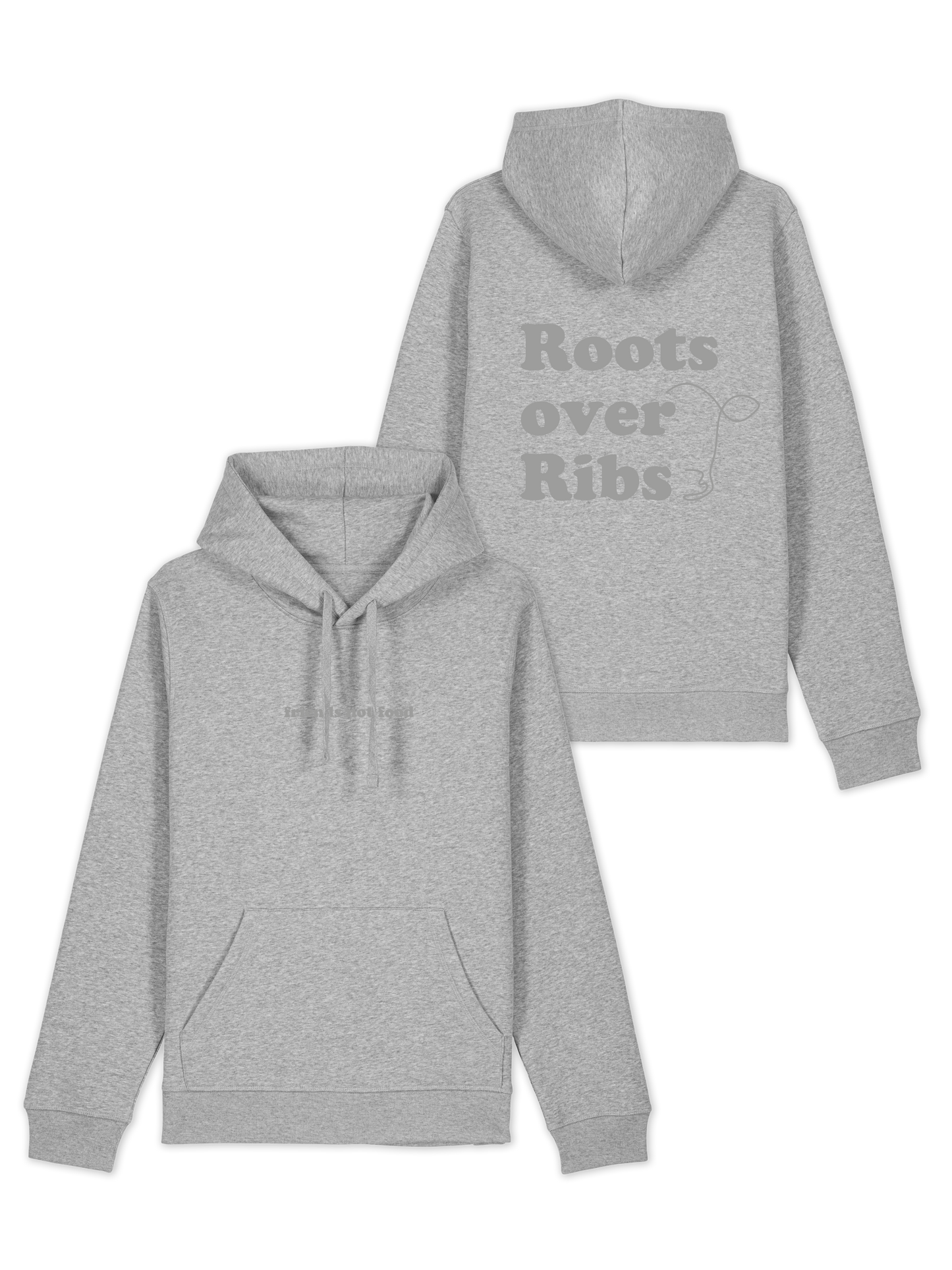 Hoodie "Roots over Ribs" unisex