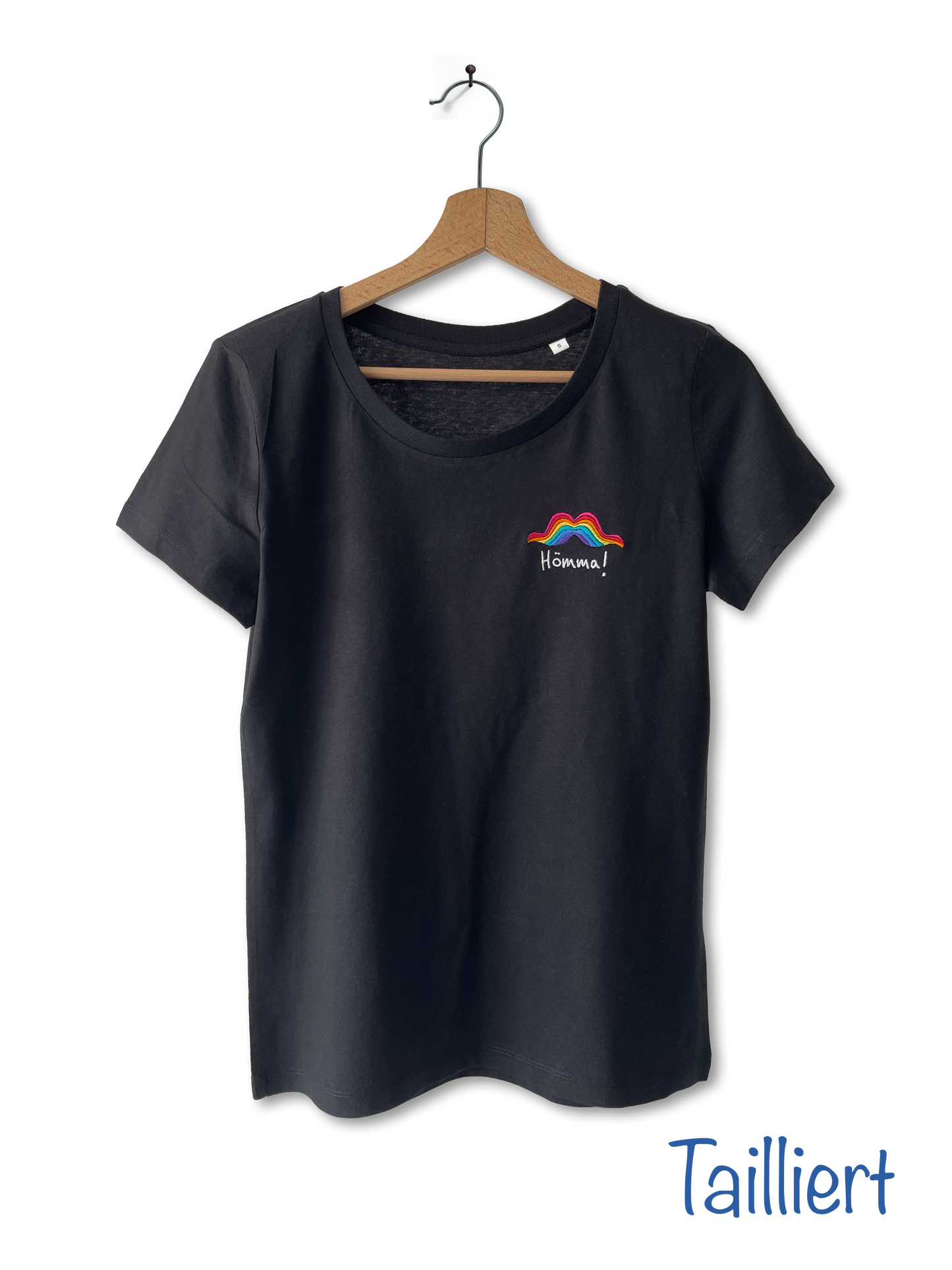 Hömma Shirt tailliert schwarz