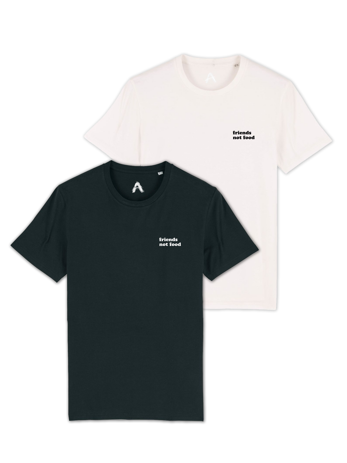 Shirt "friends not food" unisex