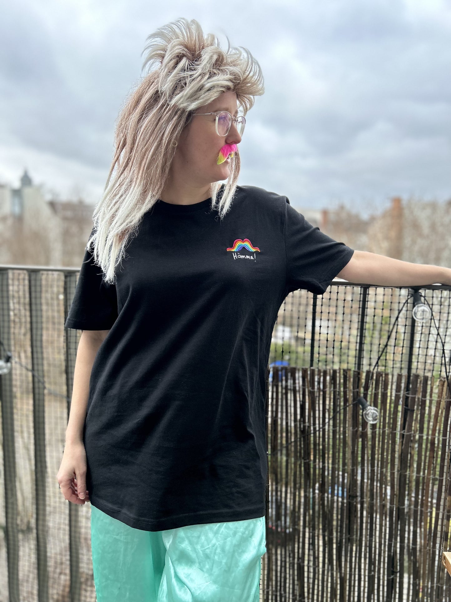 Hömma Shirt tailliert schwarz