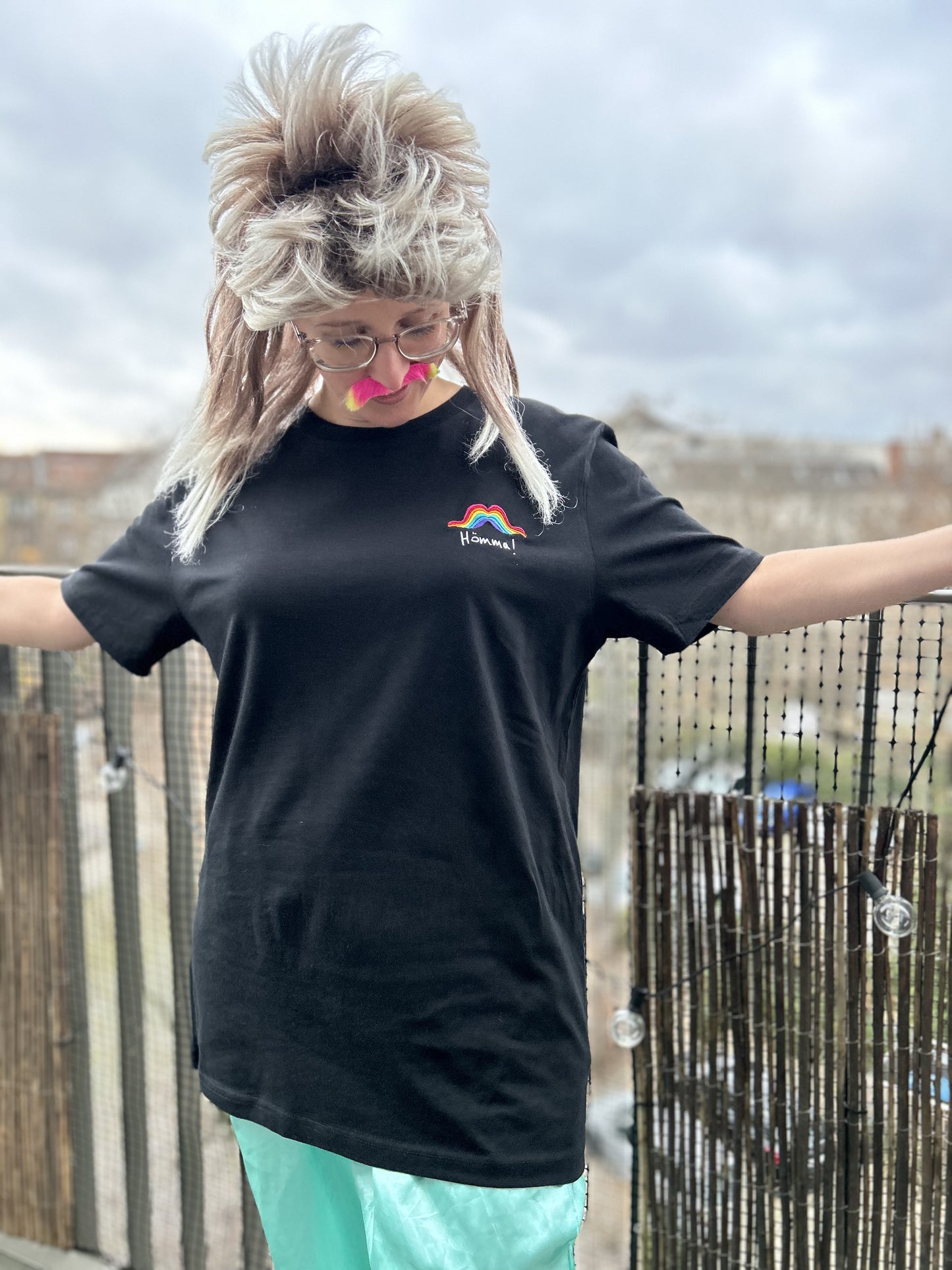 Hömma Shirt tailliert schwarz