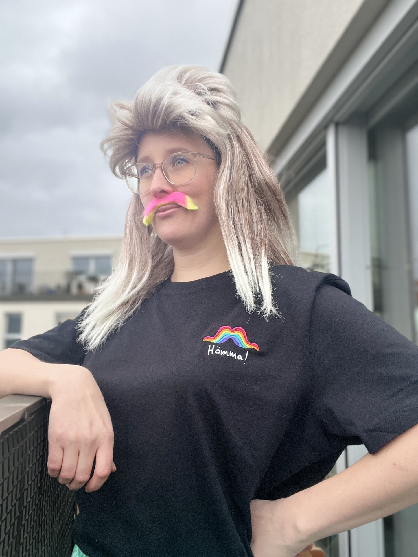 Hömma Shirt tailliert schwarz