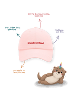 Cap "friends not food" pink