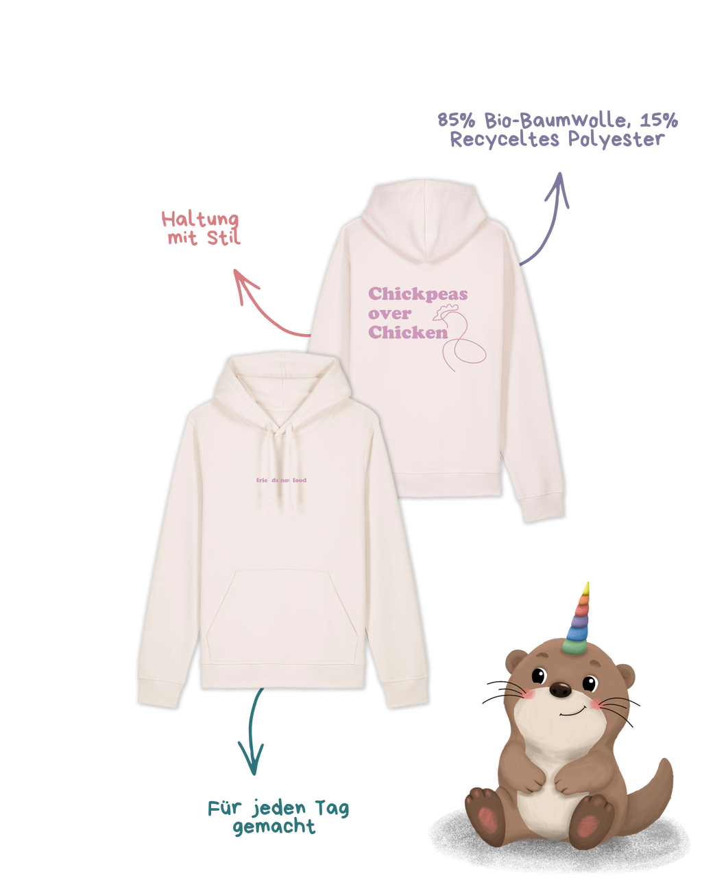 Hoodie "Chickpeas over Chicken"
