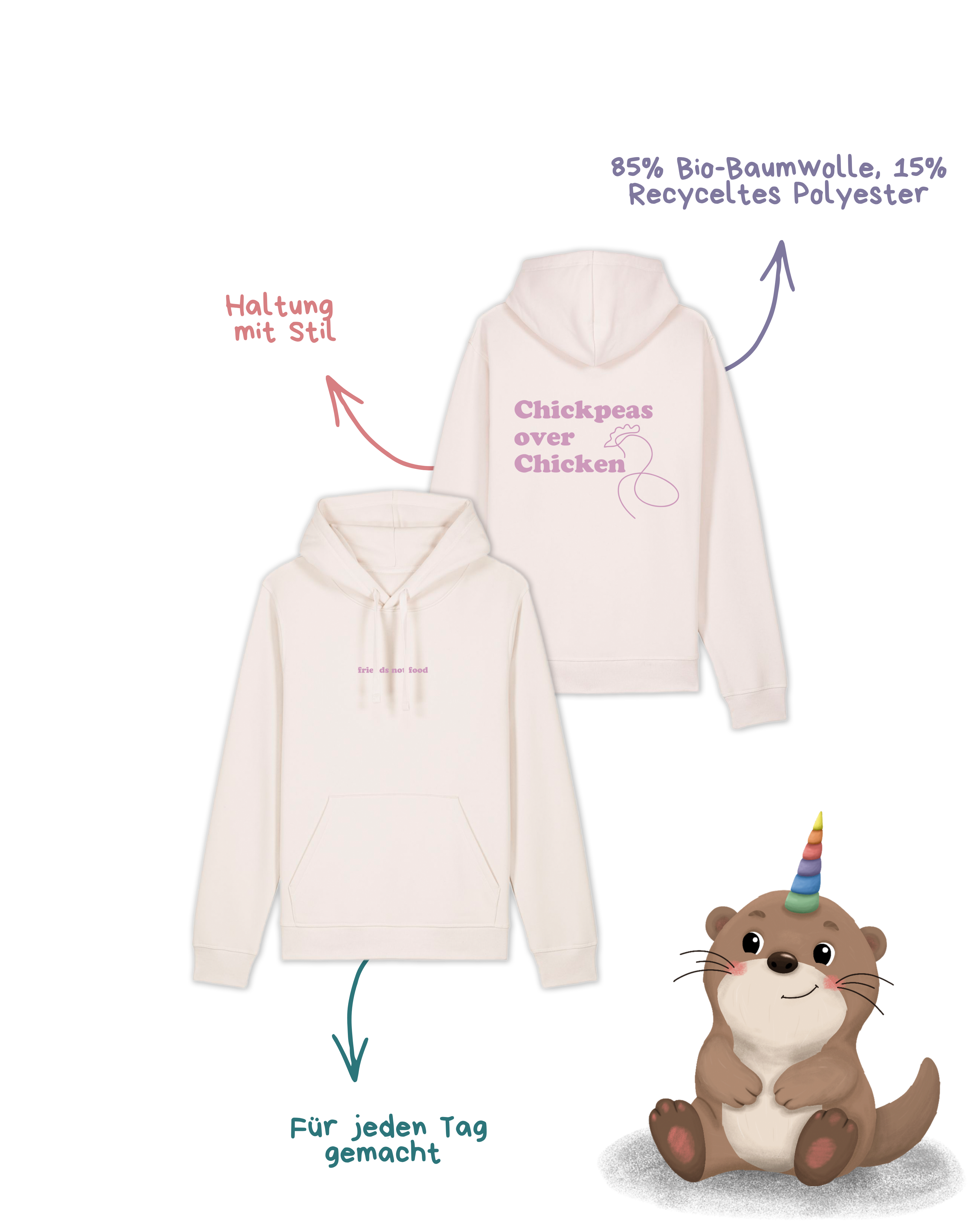 Hoodie "Chickpeas over Chicken"
