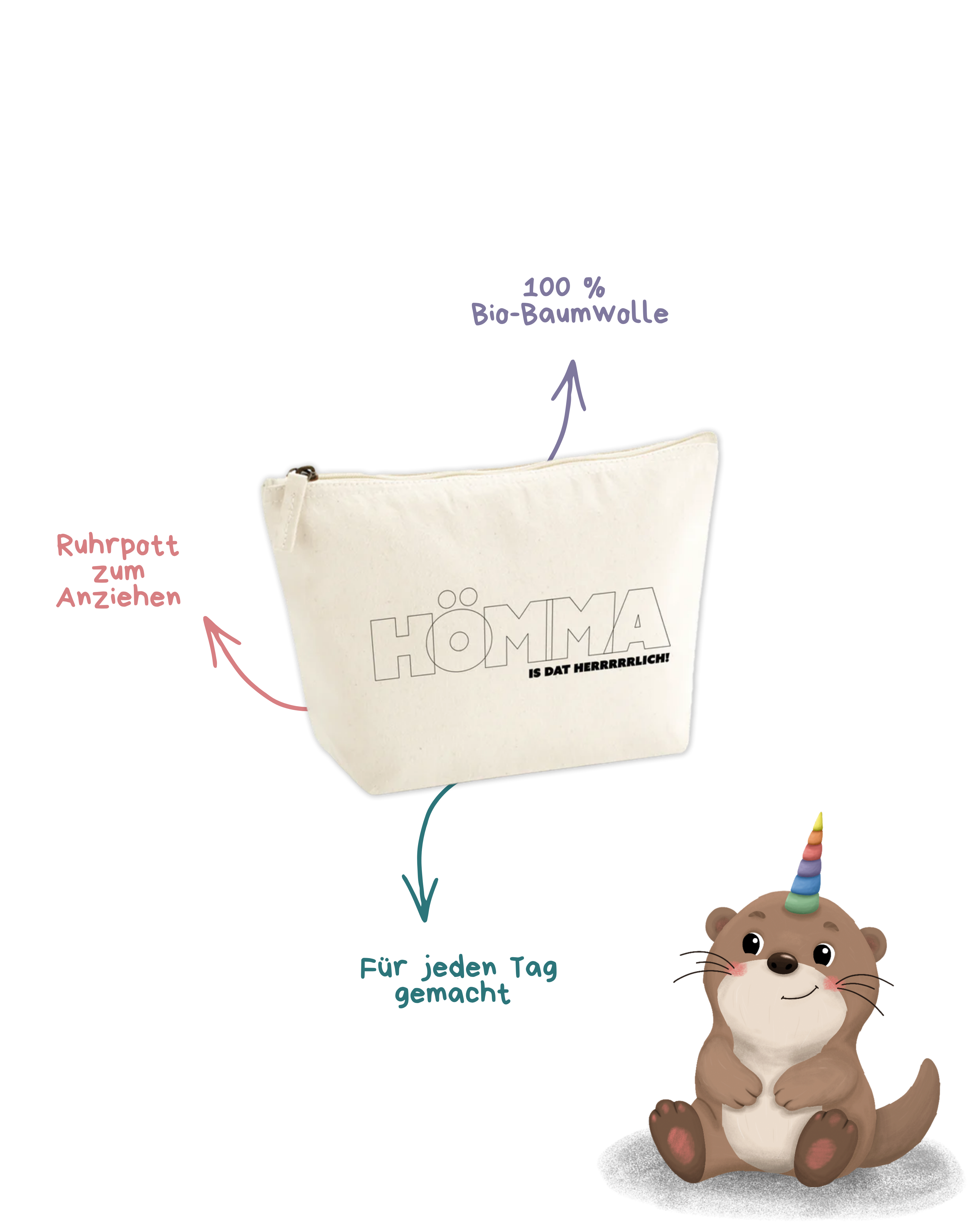 Kosmetiktasche "Hömma" Outlines