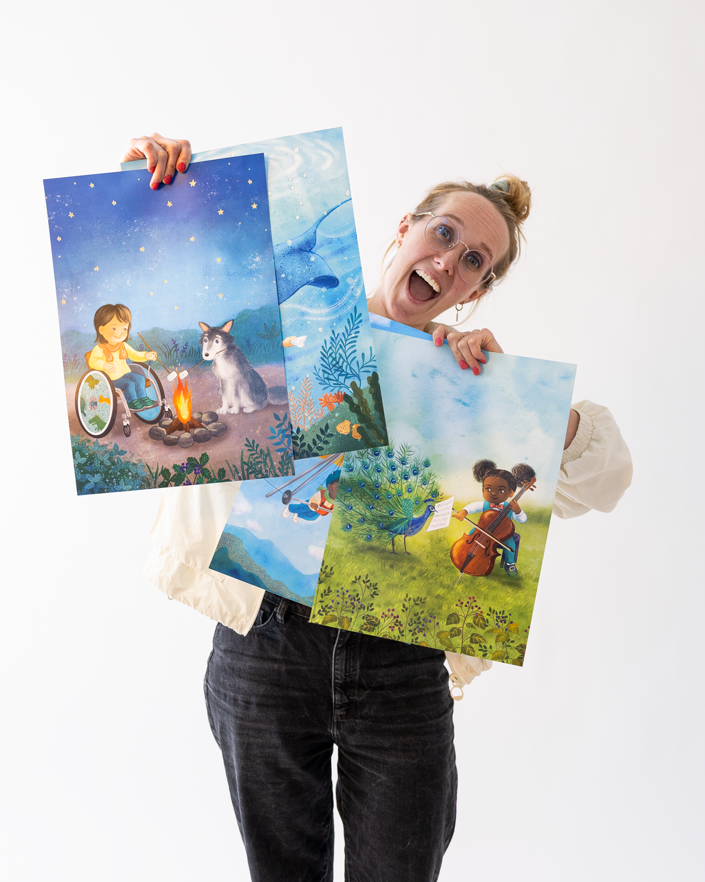 Posterset DIN A3 mit Bio-Glitzereffekt