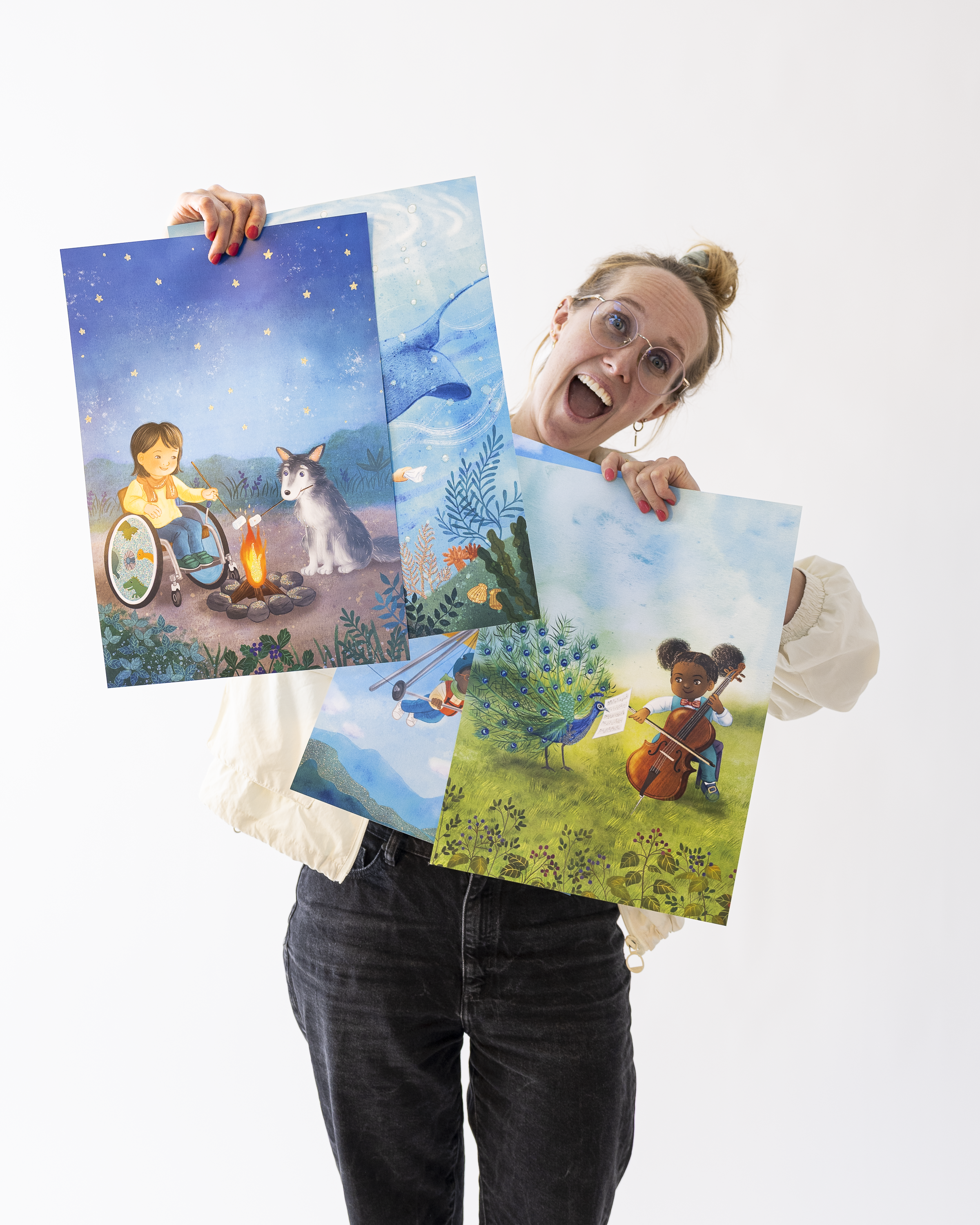 Posterset DIN A3 mit Bio-Glitzereffekt