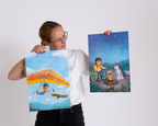 Posterset DIN A3 mit Bio-Glitzereffekt