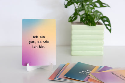 Affirmationskarten - einzeln oder im Set (DIN A6)