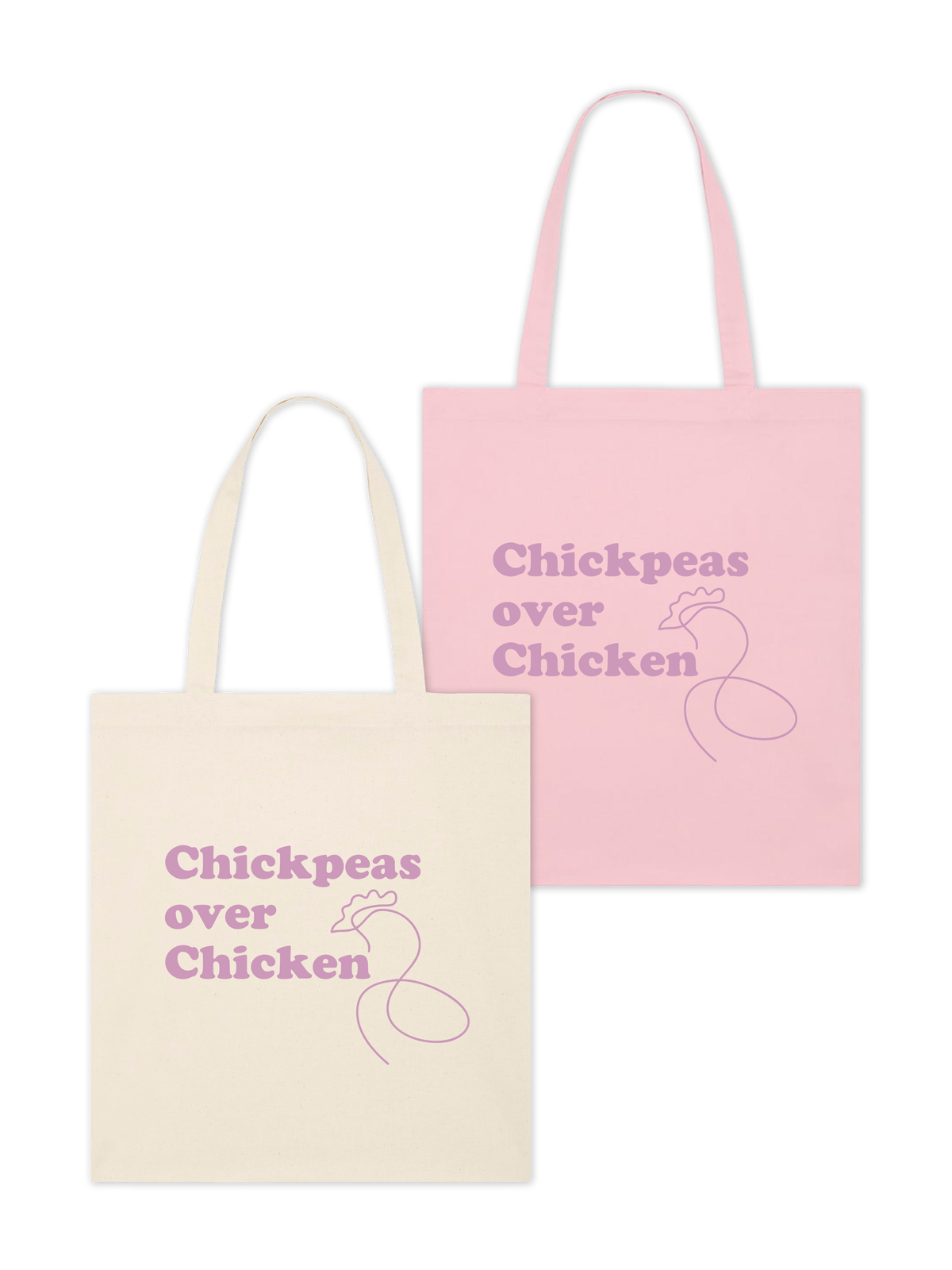 Baumwolltasche "Chickpeas over Chicken"