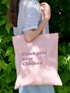 Baumwolltasche "Chickpeas over Chicken"