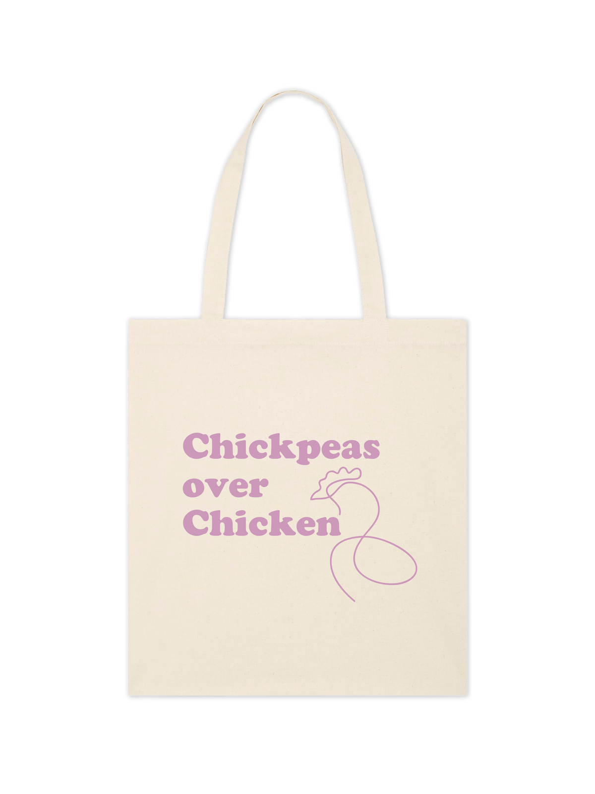 Baumwolltasche "Chickpeas over Chicken"