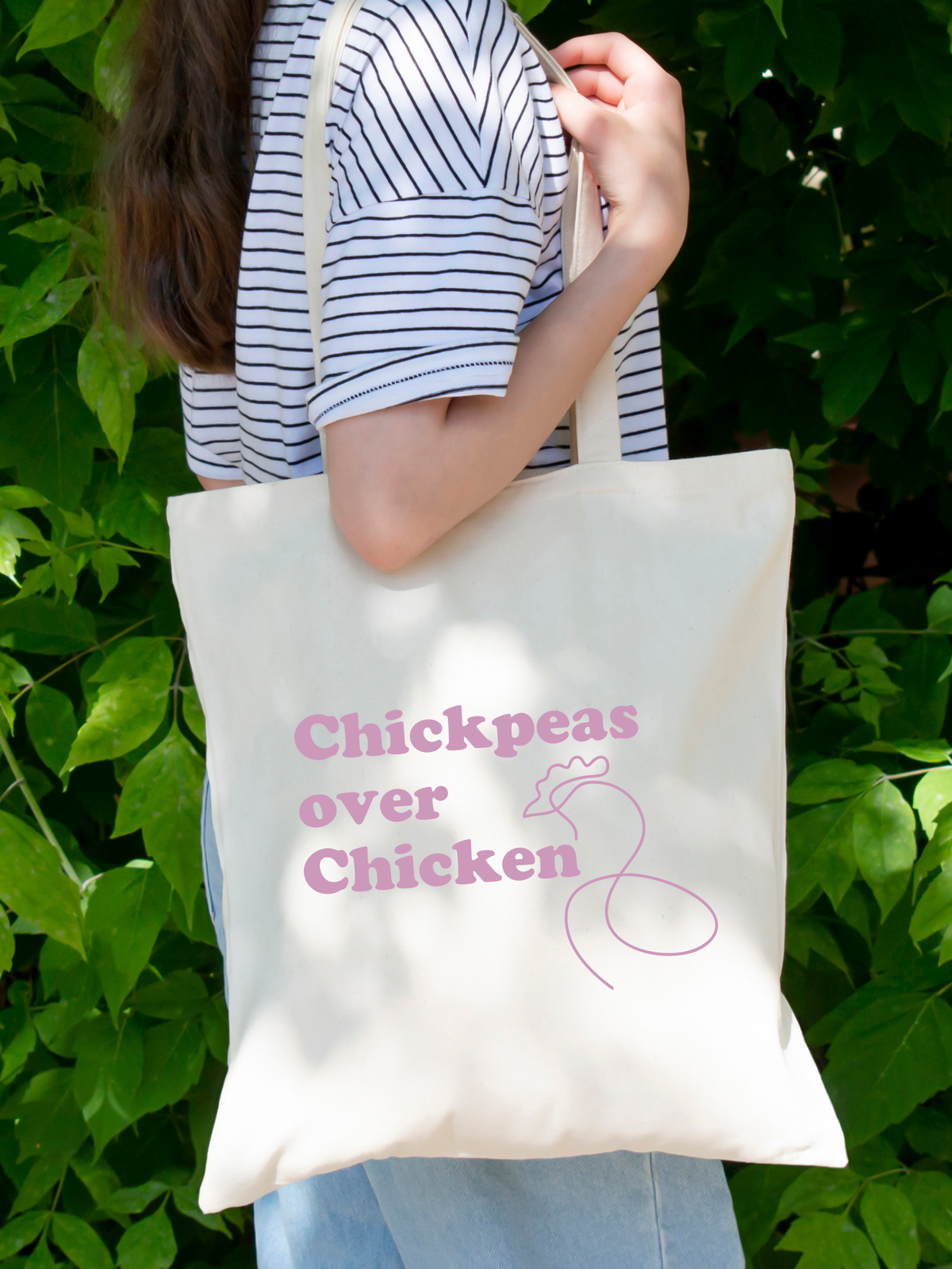 Baumwolltasche "Chickpeas over Chicken"