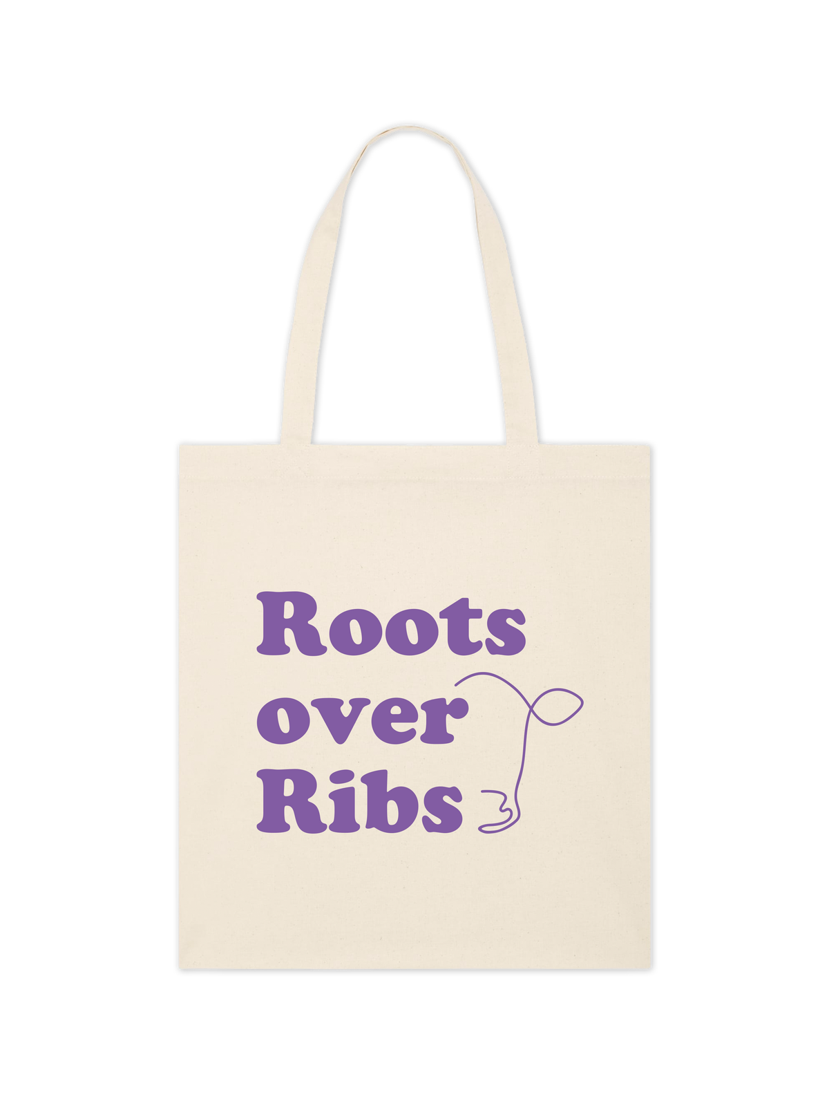 Baumwolltasche "Roots over Ribs"