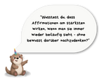 Affirmation-Stickerbogen "Tiere"