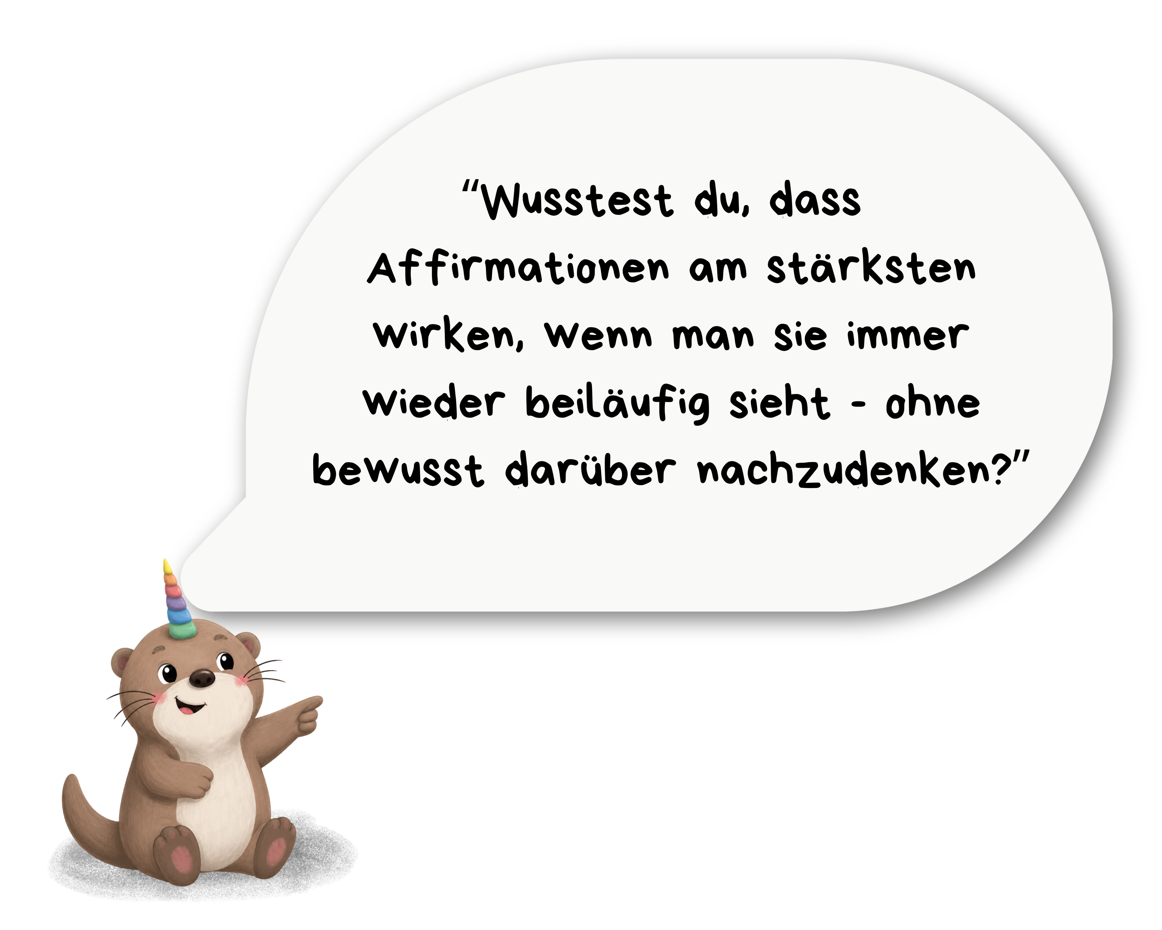 Affirmation-Stickerbogen "Tiere"