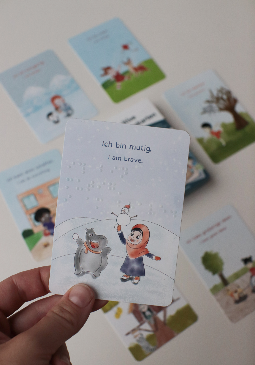 Affirmationskartenset für Kinder (DIN A7)