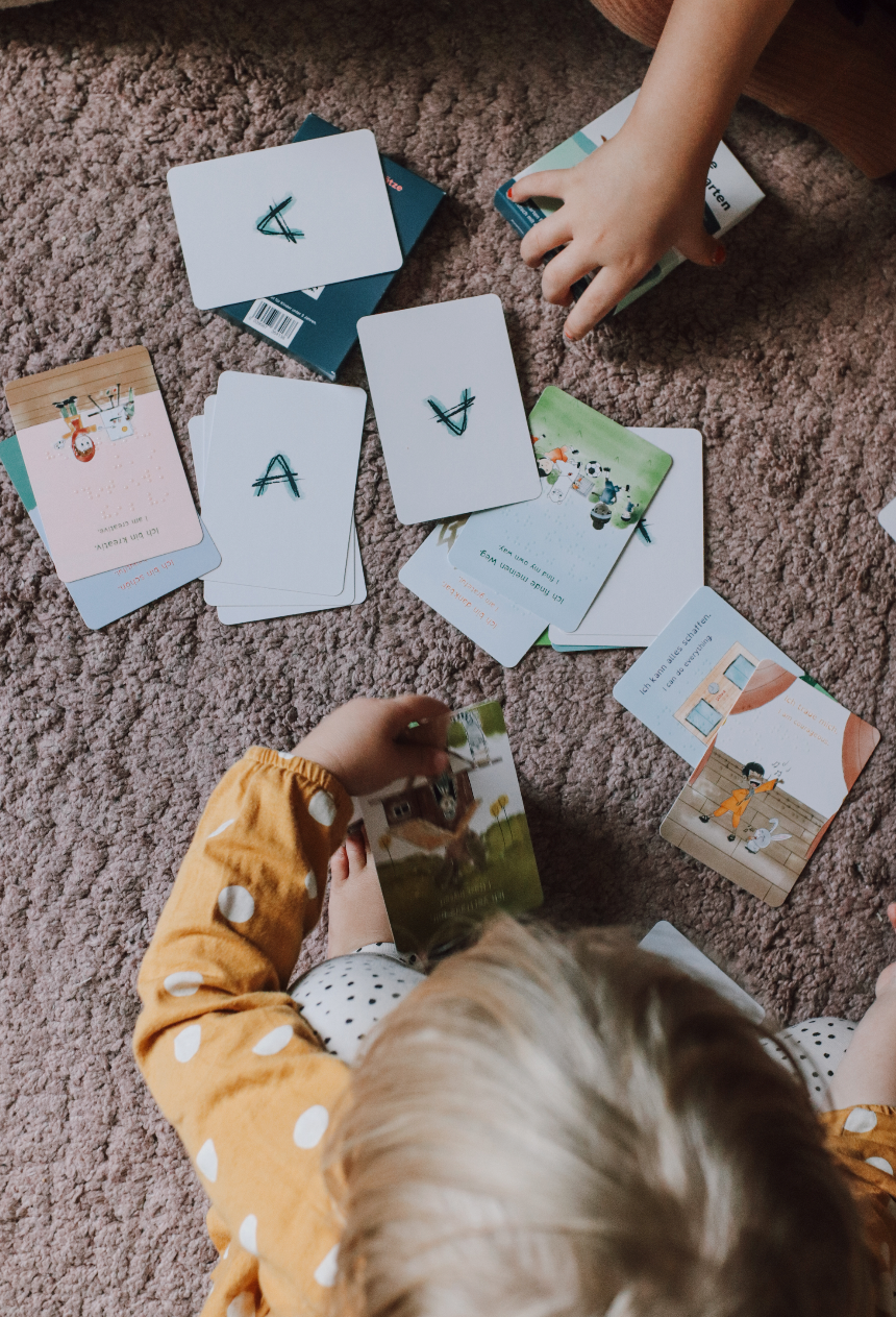 Affirmationskartenset für Kinder (DIN A7)