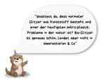 Poster DIN A3 mit Bio-Glitzereffekt "Flugstunde"