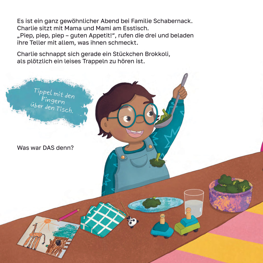 "Charlie und die Schnipseljagd - ein interaktives Mitmachbuch"