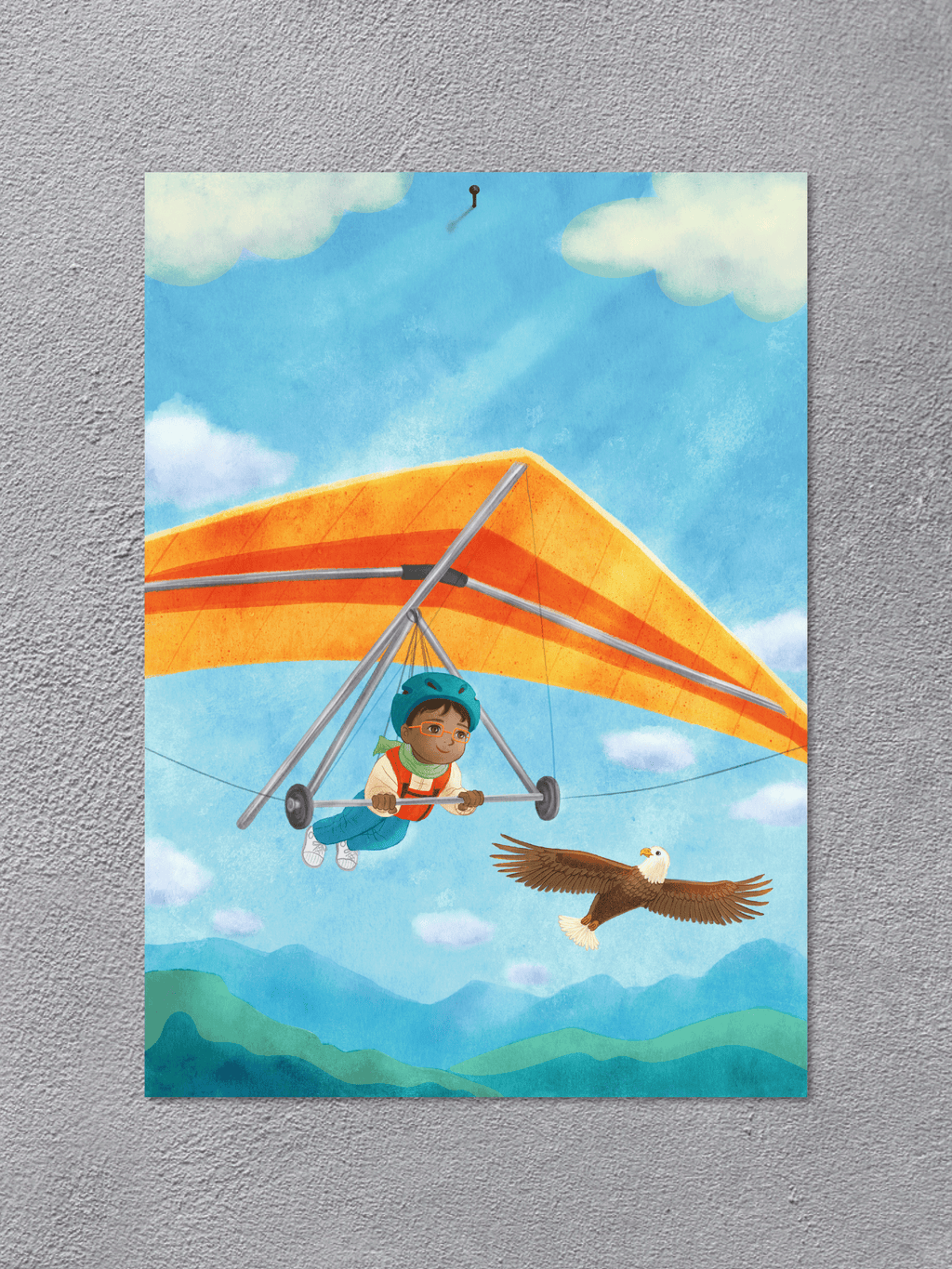 Posterset DIN A3 mit Nachtleuchtfarbe