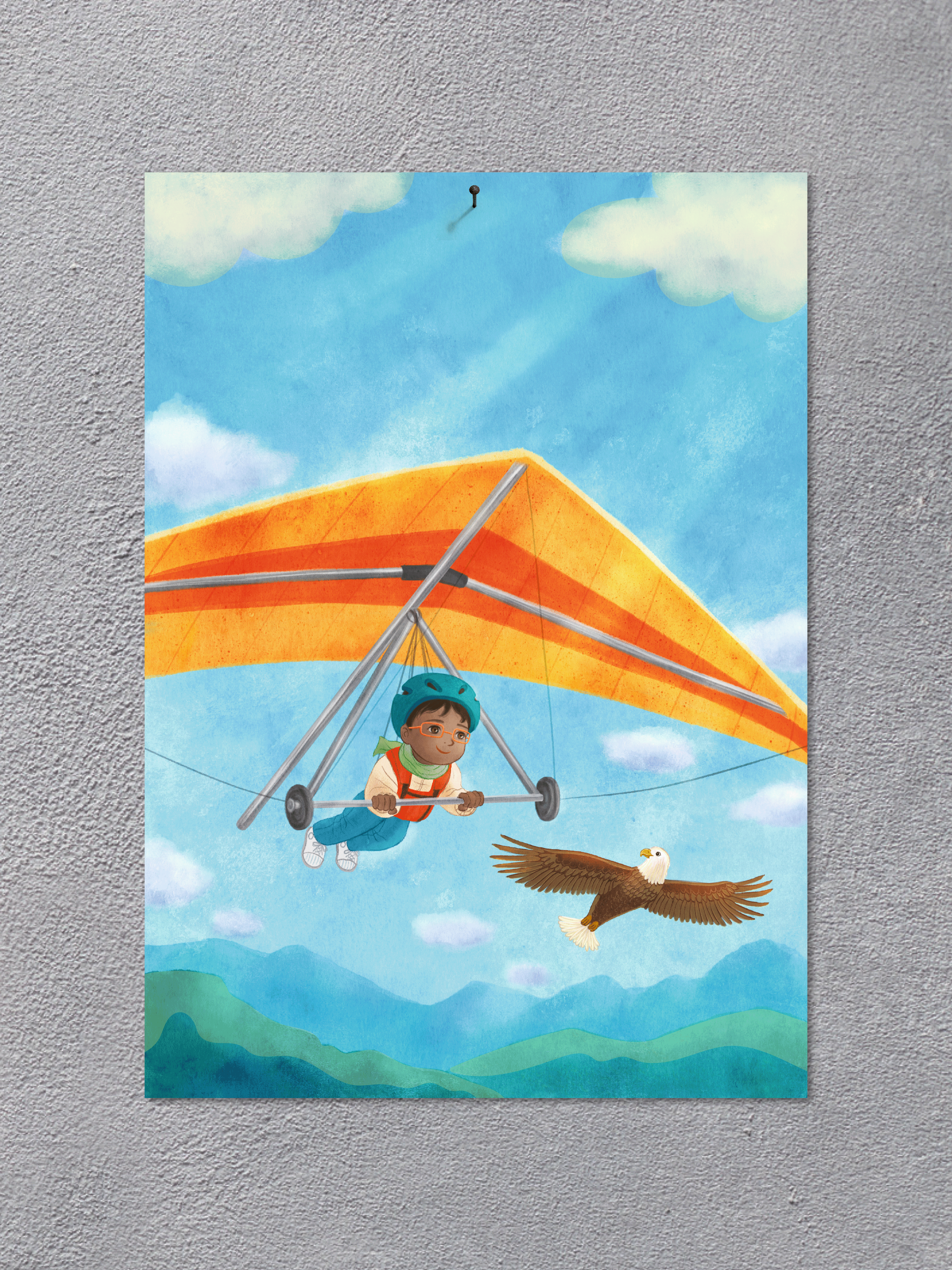 Posterset DIN A3 mit Nachtleuchtfarbe