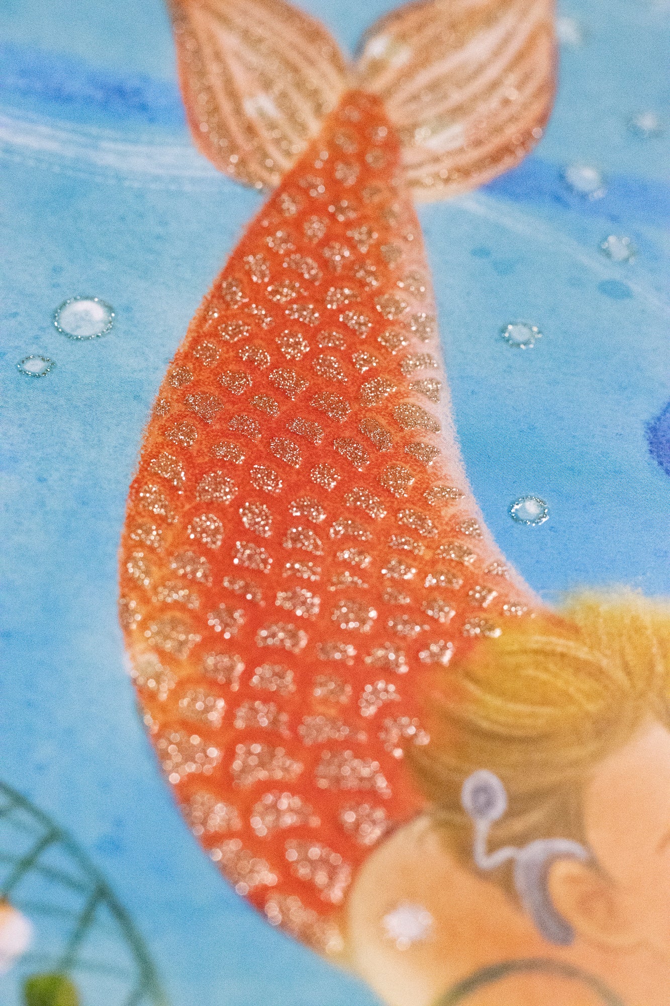 Poster DIN A3 mit Bio-Glitzereffekt "Unterwasserwelt"