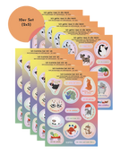 Duft-Stickerbogen mit Affirmationen
