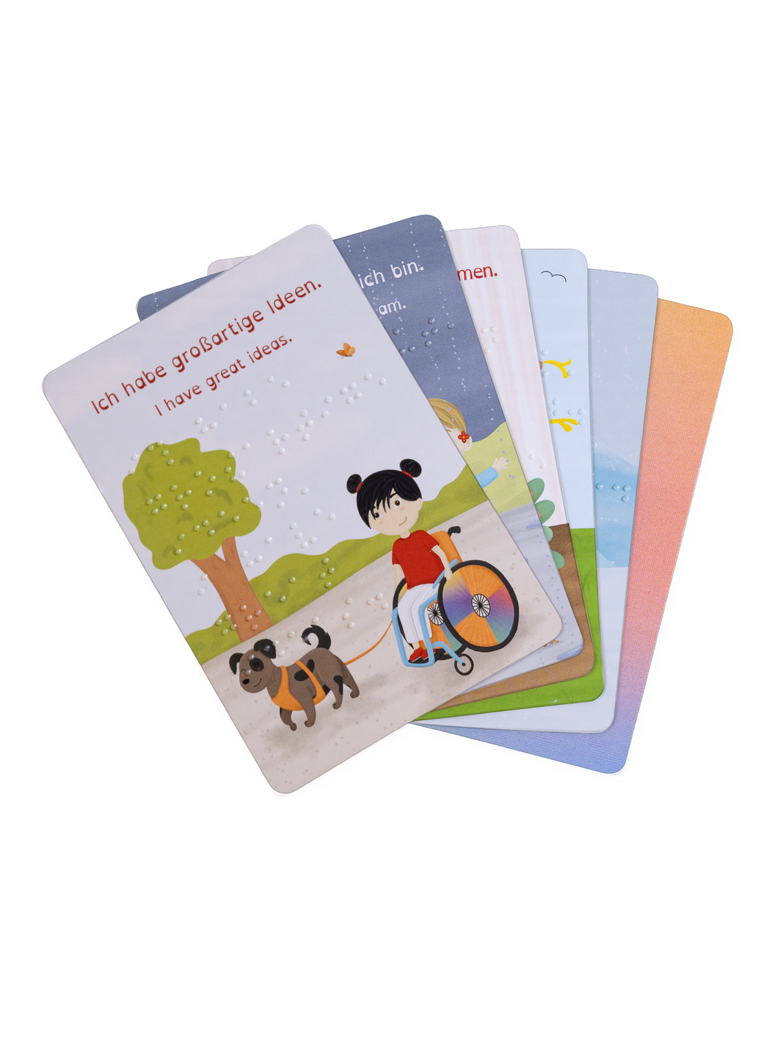 Affirmationskartenset für Kinder (DIN A7)
