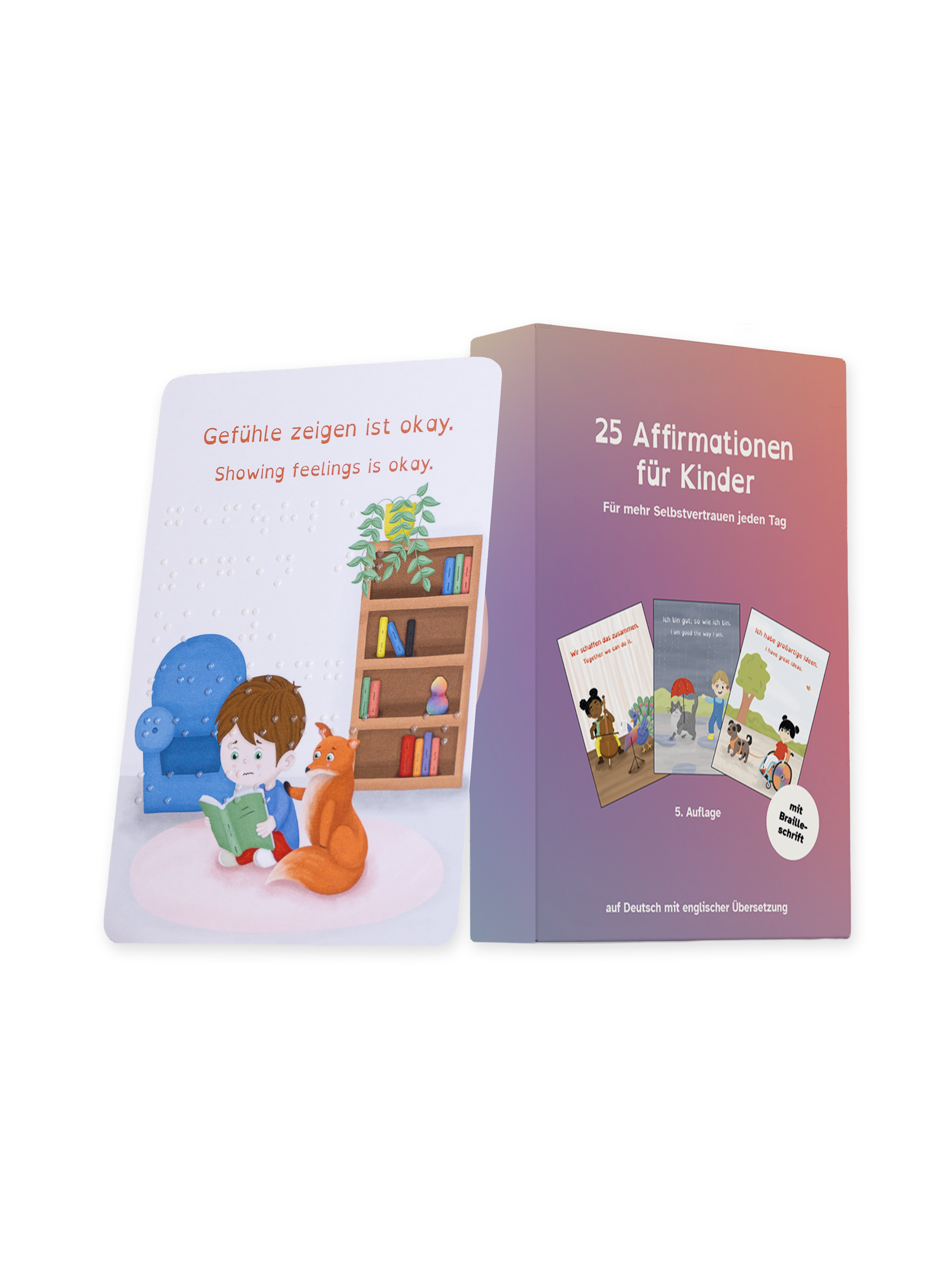 Affirmationskartenset für Kinder (DIN A7)