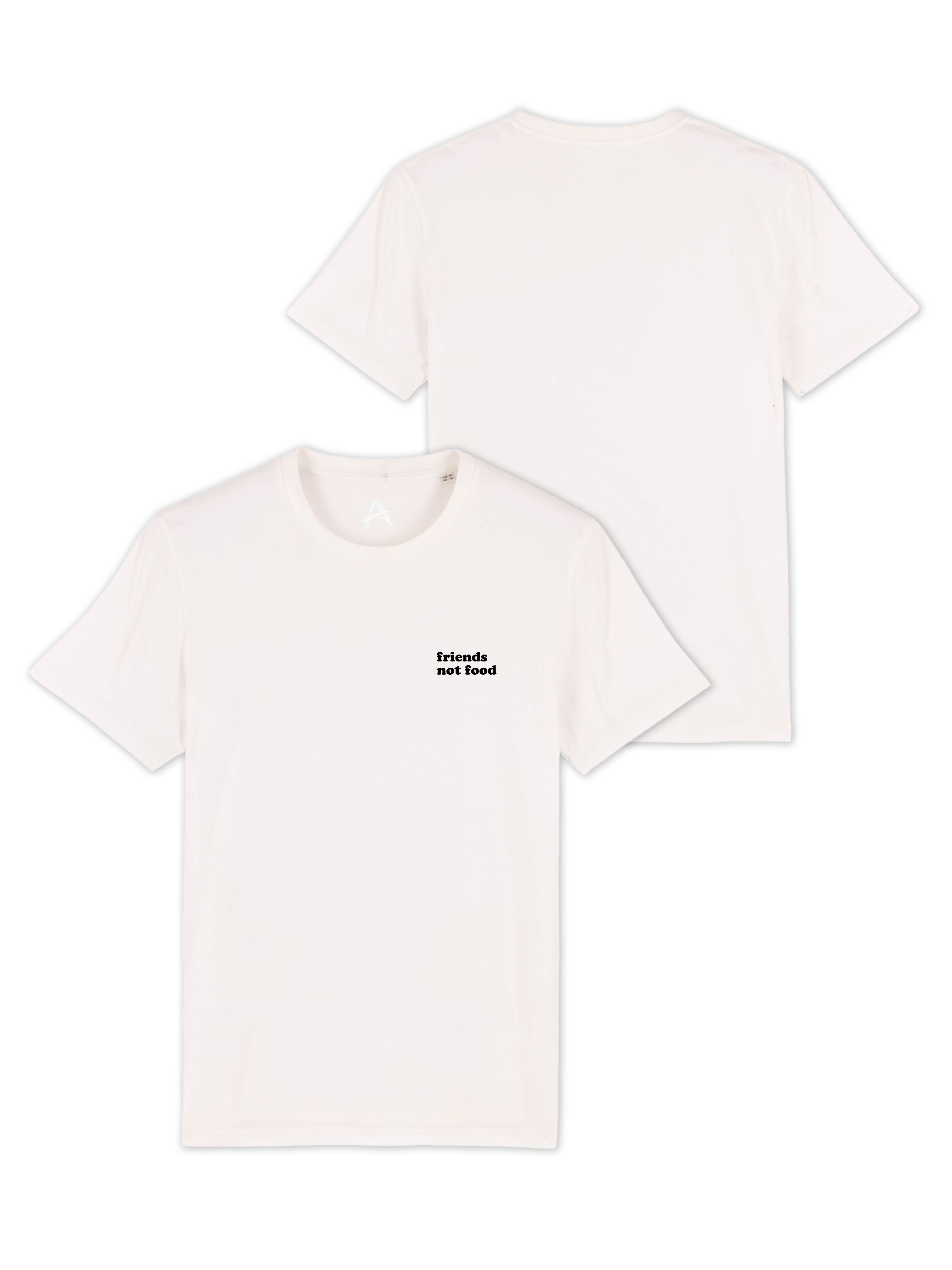 Shirt "friends not food" unisex