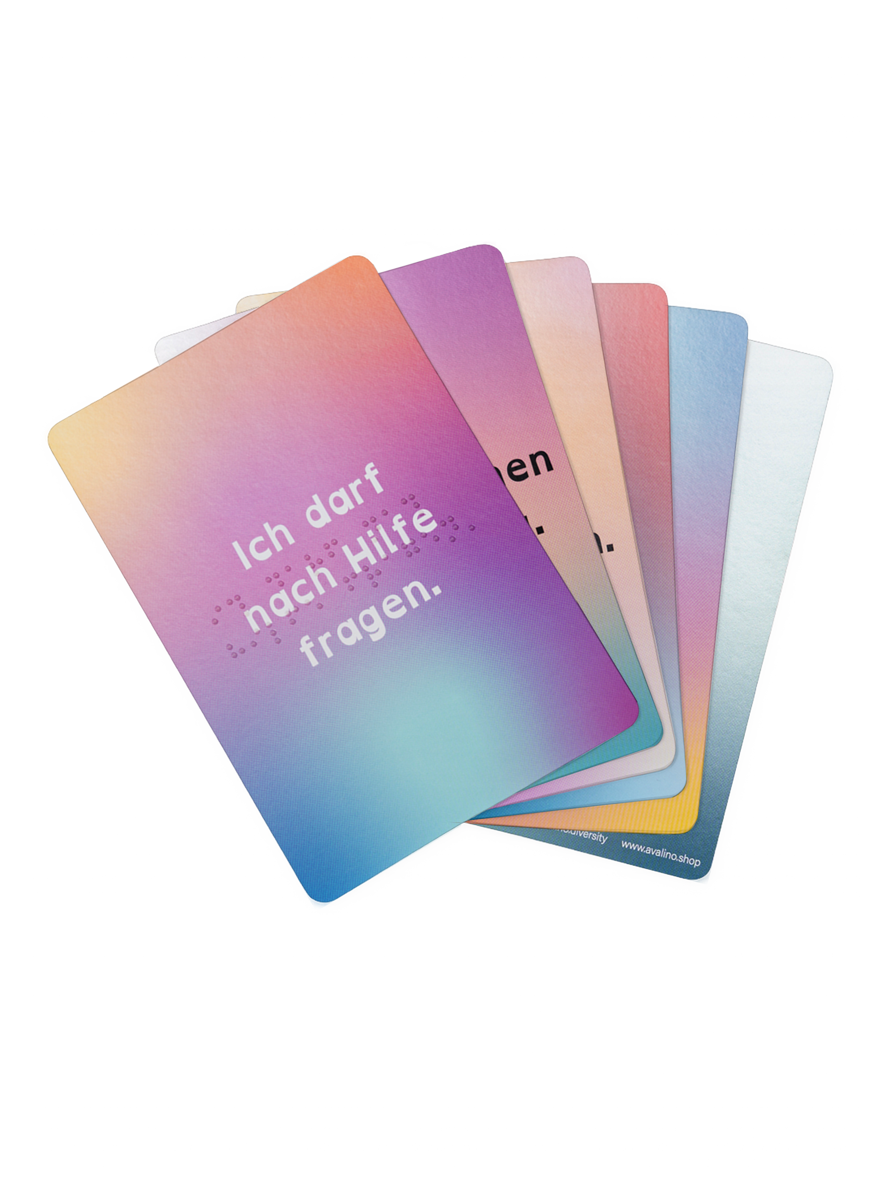 Affirmationskarten - einzeln oder im Set (DIN A6)