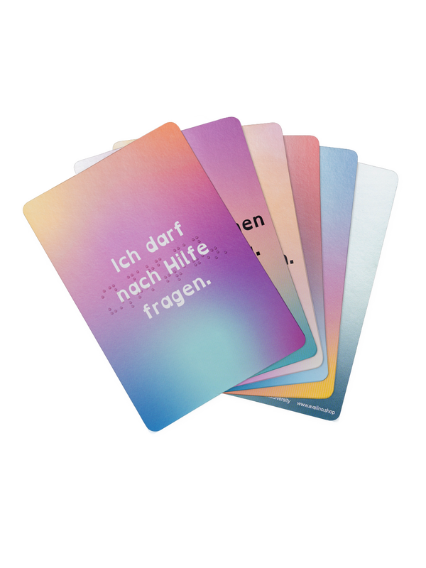 Affirmationskarten - einzeln oder im Set (DIN A6)