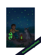 Posterset DIN A3 mit Nachtleuchtfarbe