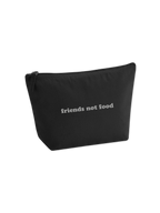Kosmetiktasche "friends not food"