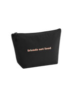 Kosmetiktasche "friends not food"