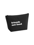 Kosmetiktasche "friends not food"