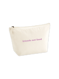 Kosmetiktasche "friends not food"