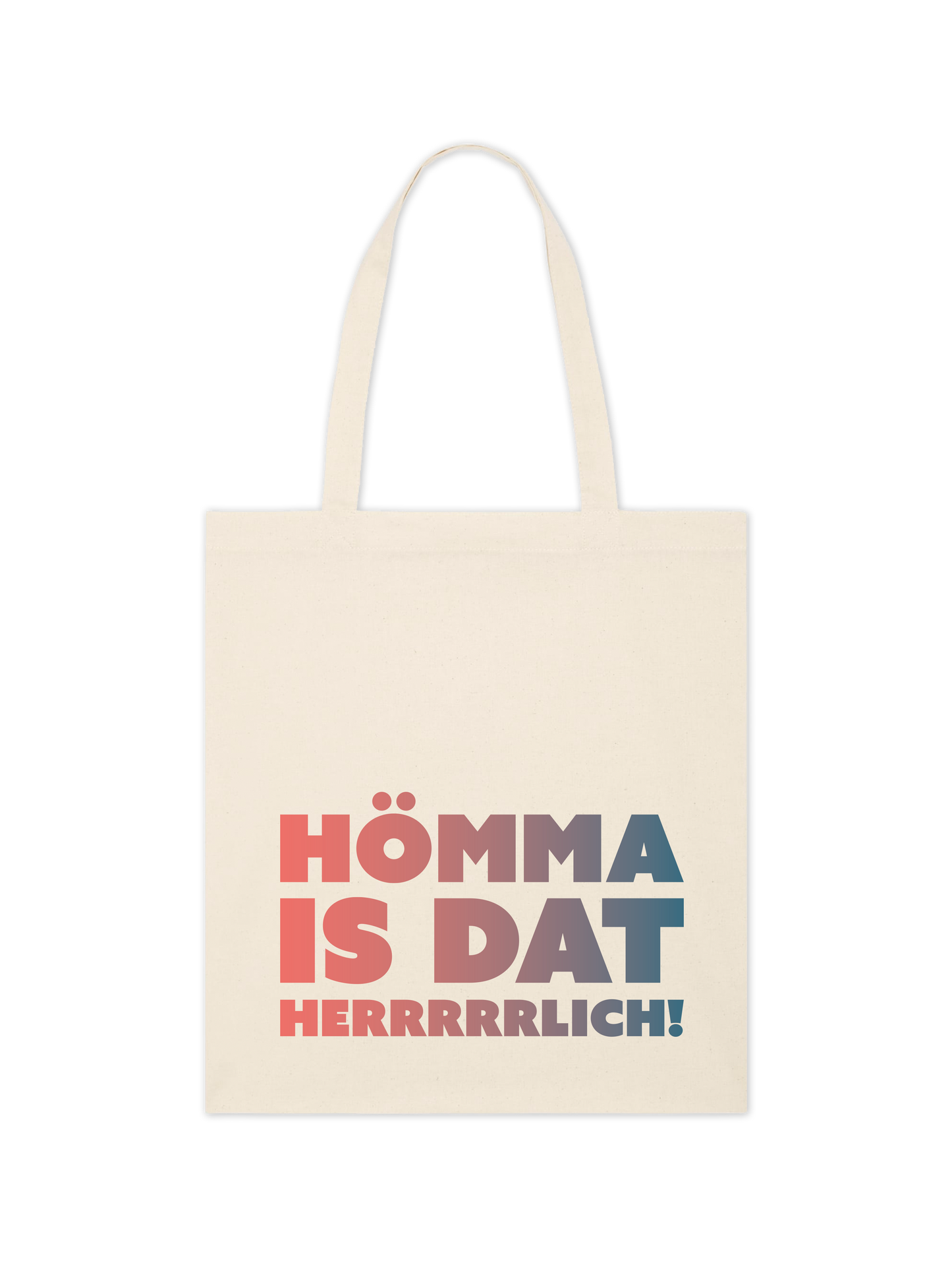 Baumwolltasche "Hömma" Farbverlauf