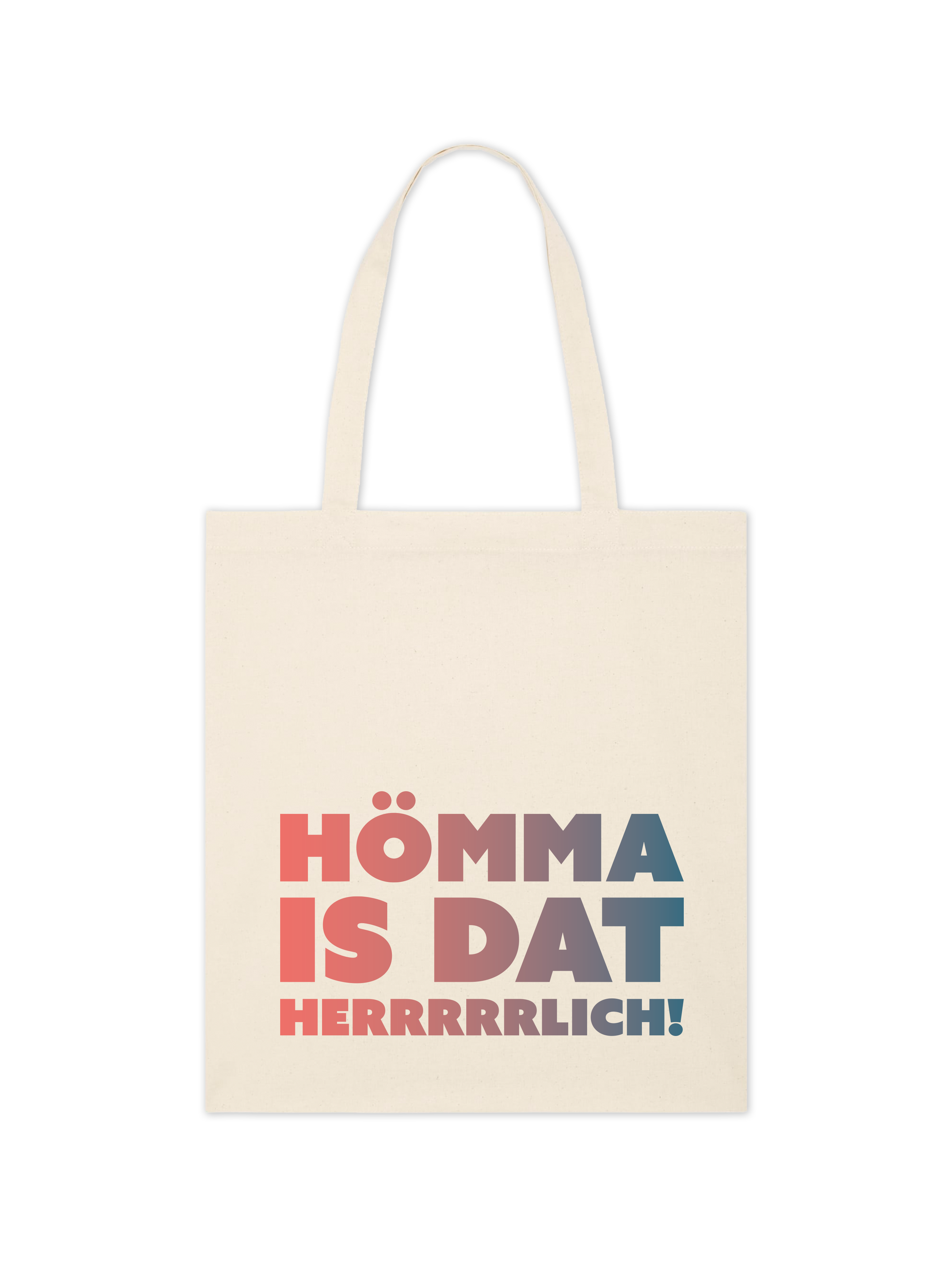 Baumwolltasche "Hömma" Farbverlauf