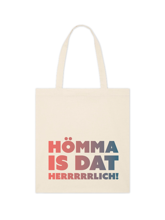 Baumwolltasche "Hömma" Farbverlauf