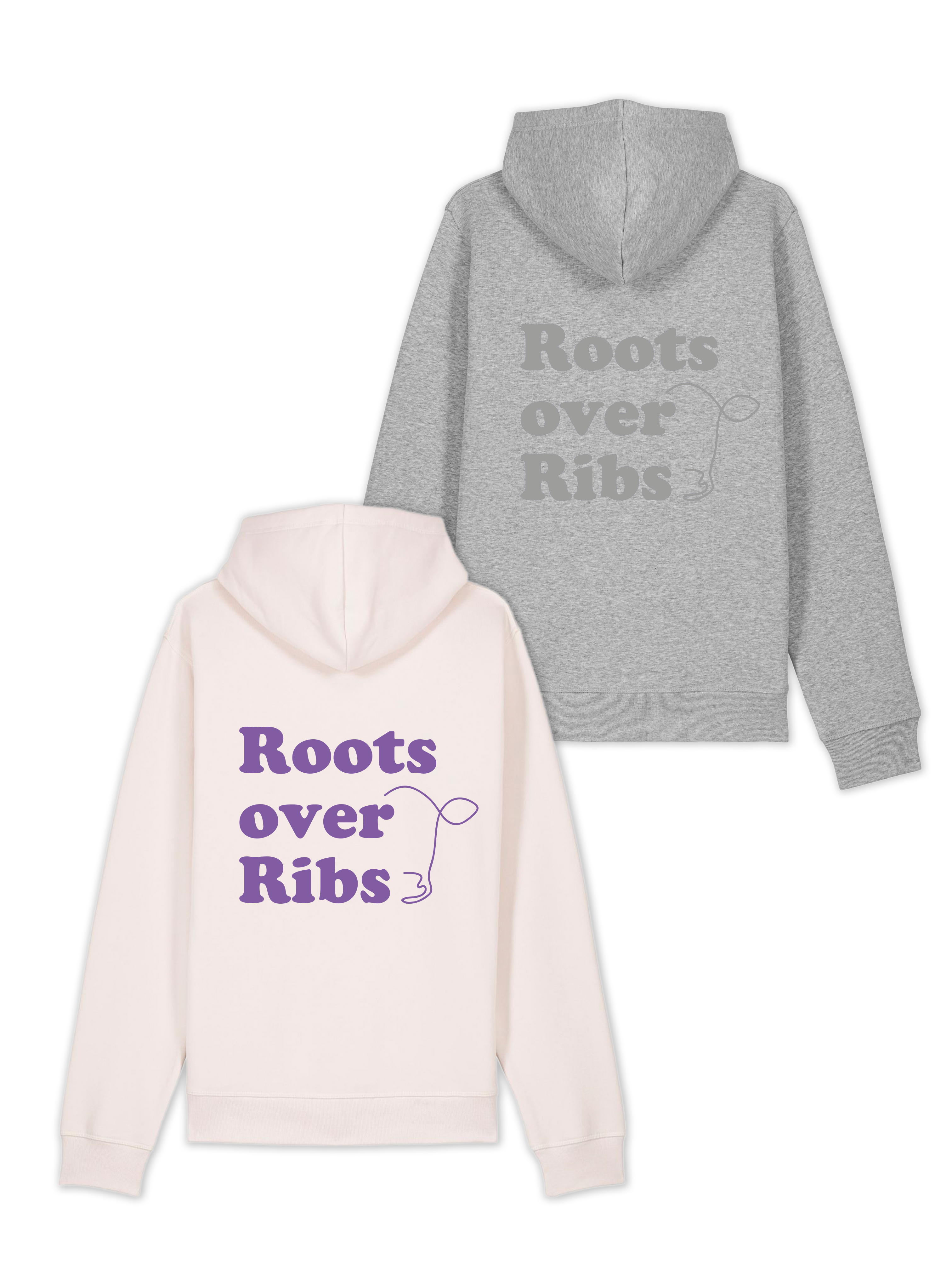 Hoodie "Roots over Ribs" unisex