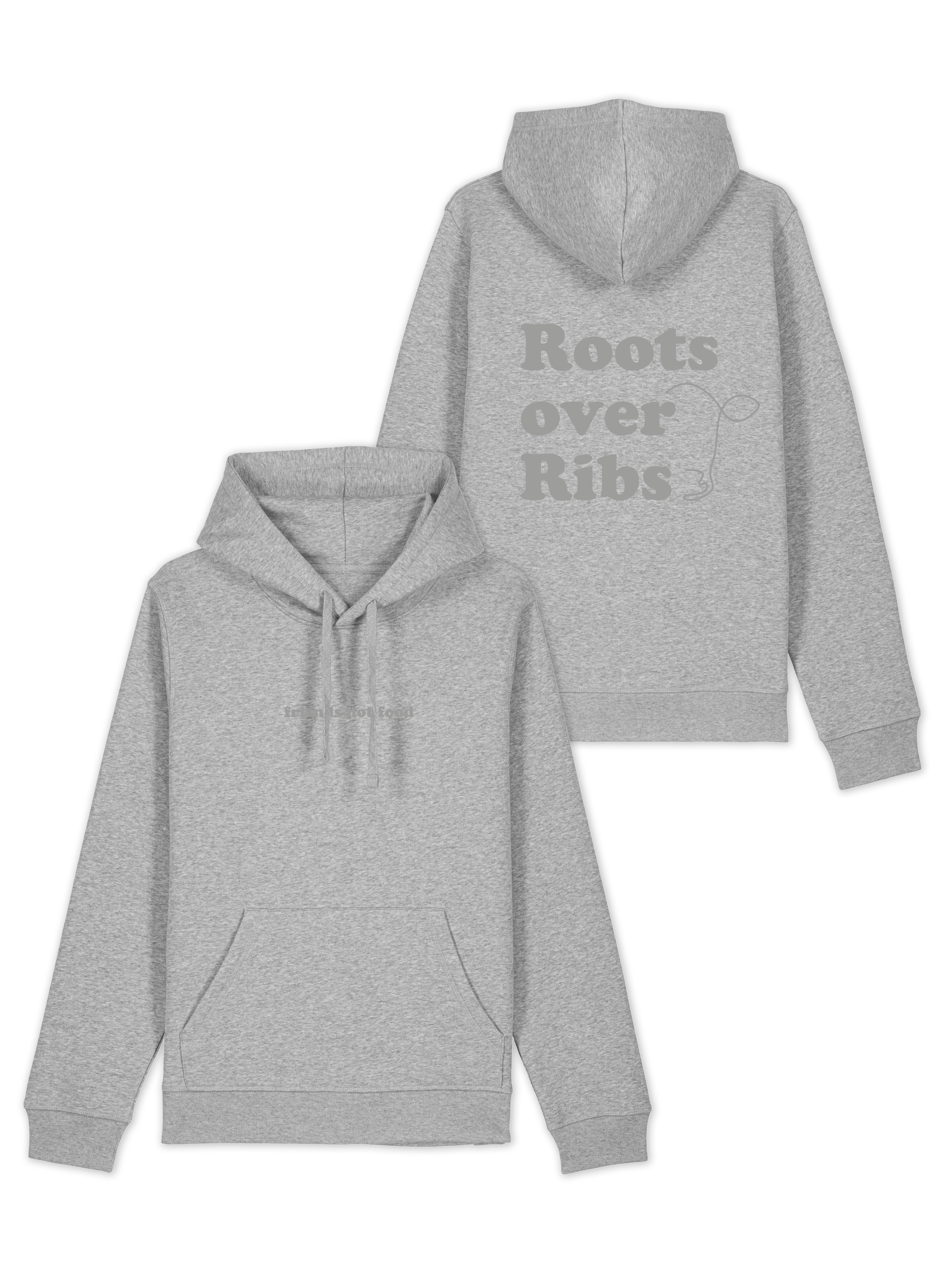 Hoodie "Roots over Ribs" unisex