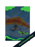 Posterset DIN A3 mit Nachtleuchtfarbe