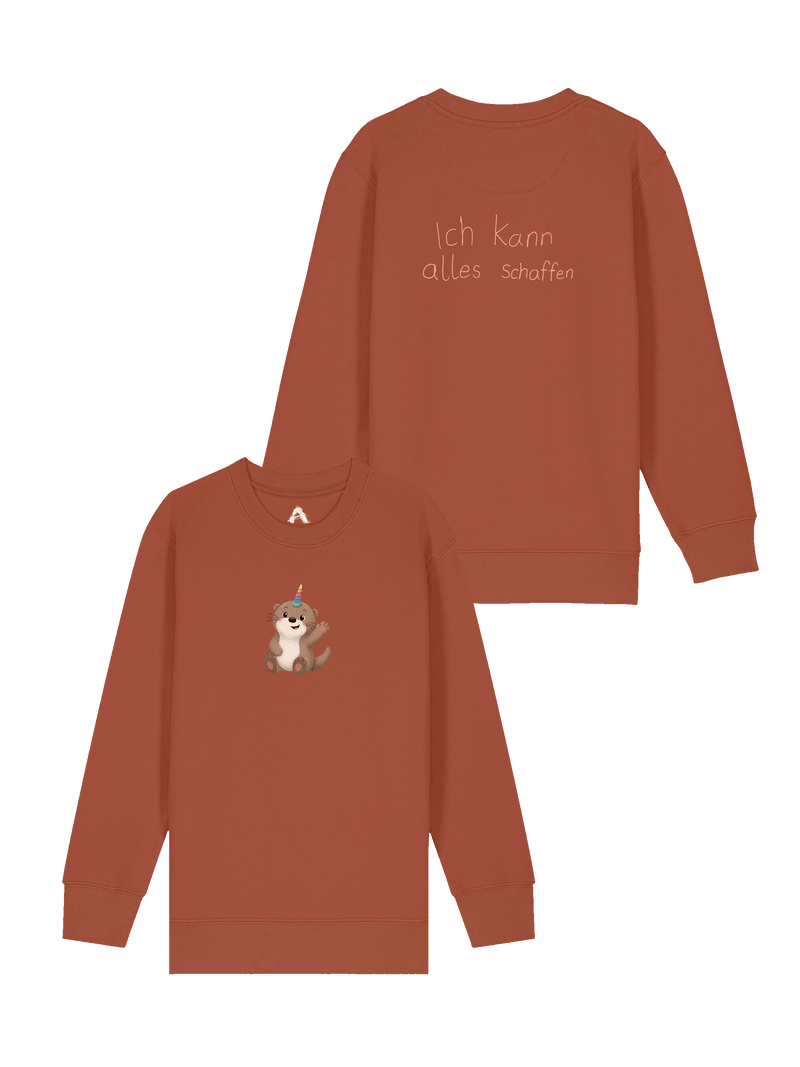 Kinder Sweater "Ich kann alles schaffen"